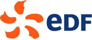 the logo of EDF